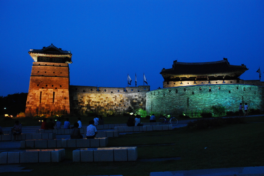 화서문 야경 화서문 야경