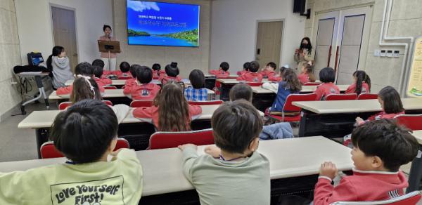 수돗물은 우리 집에 어떻게 올까, 광교정수장 견학 프로그램 현장 