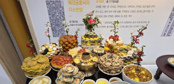 수원전통문화관 '혜경궁홍씨 봉수당 진찬연'... 17가지 다소반상과 조수라상 볼거리