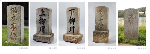 화성관련 표석 일괄