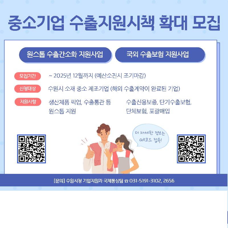 수원시, 미국 관세정책 대응해 중소기업 지원시책 확대