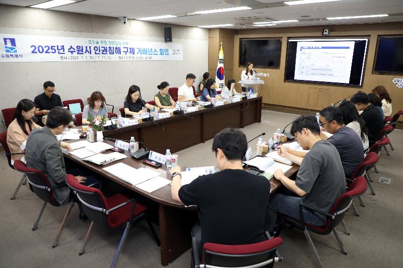수원시, ‘2025년 수원시 협업기관 인권 구제 협의회’개최