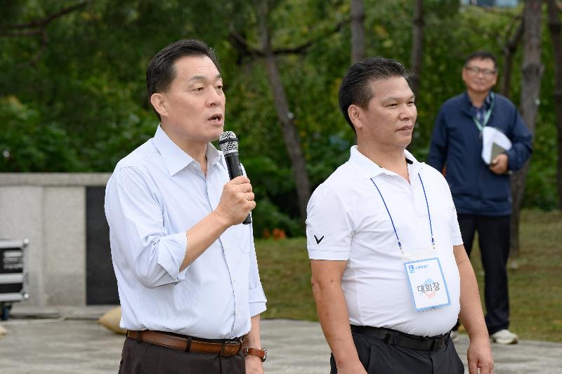  이재준 수원시장, 가로 환경관리원 한마음 체육대회 참석…“늘 묵묵히 일하시는 여러분께 감사드린다”