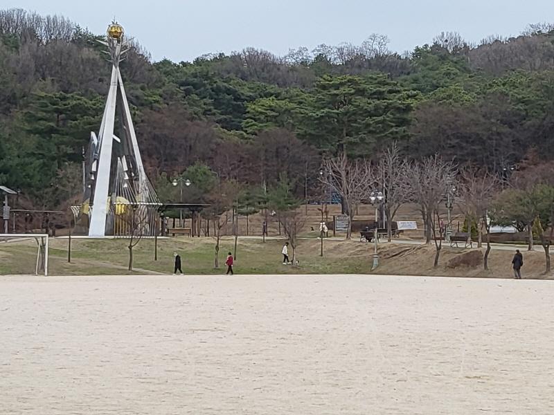 숙지공원 클레이(흙) 축구장