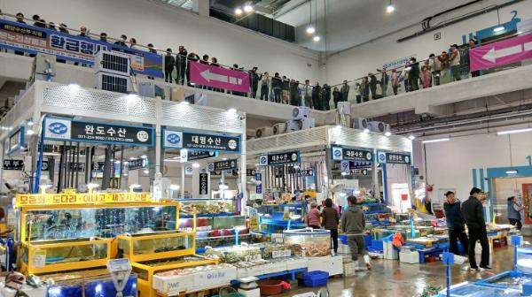 수원 농수산물도매시장 수산동, 온누리상품권 환급행사 큰 호응