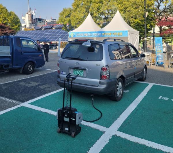 수원특례시, 노후 경유차 배출가스 합동점검