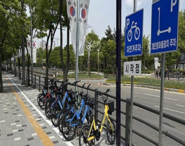 공유 자전거·킥보드(PM) 지정주차구역 확대한다