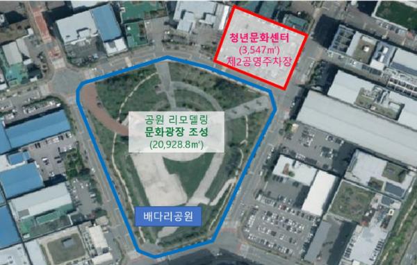 수원시, 수원델타플렉스에 주차장 포함한 청년복합문화공간 조성한다