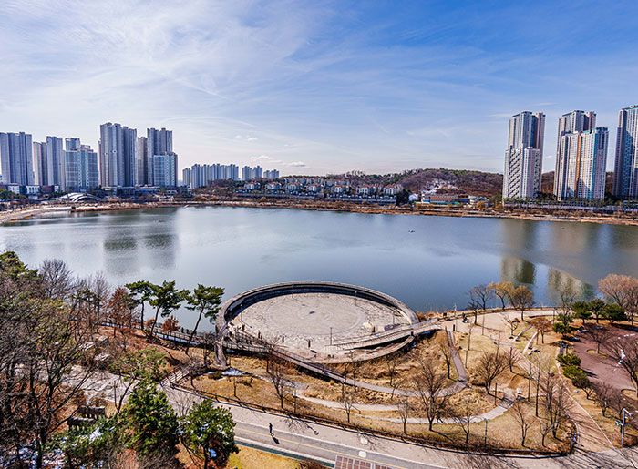 광교호수공원 신비한물너비