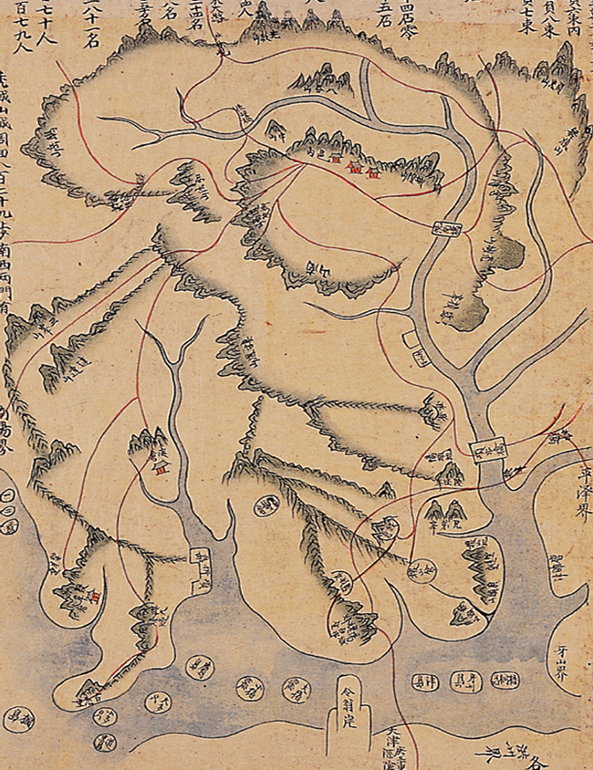海東地圖(水原府) 이미지