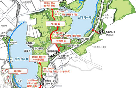 호수공원의 다양한 볼거리 1