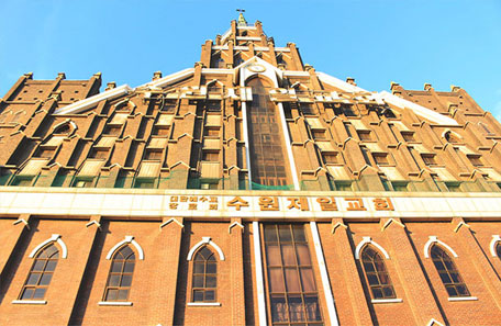 수원제일교회의 교회종탑 개방