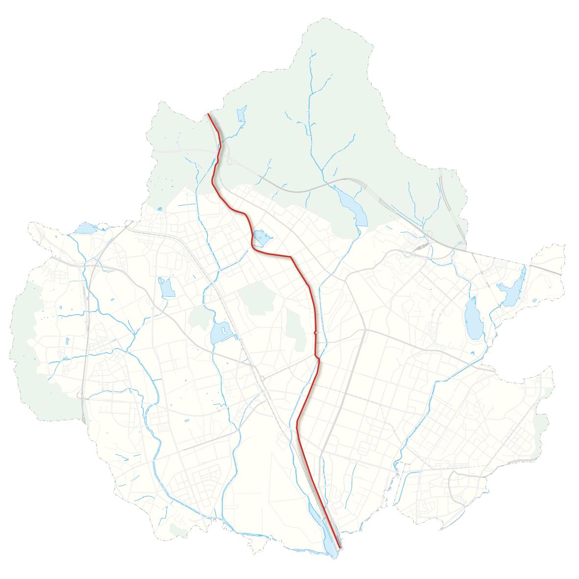 Key Map 효행길을 나타낸 이미지