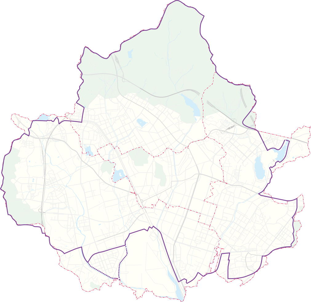 Key Map 수원둘레길을 나타낸 이미지