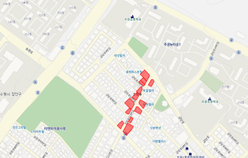 대추나무골 골목형상점가