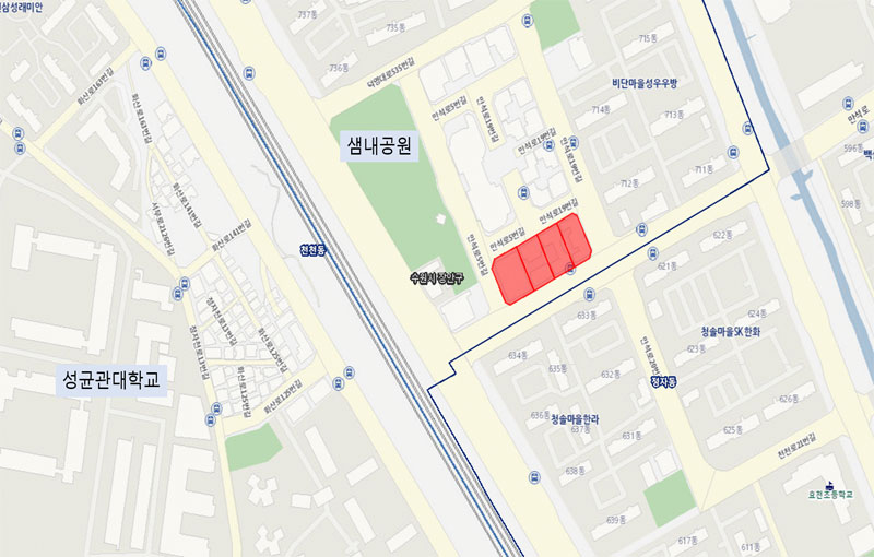 천천동중심상가 골목형상점가