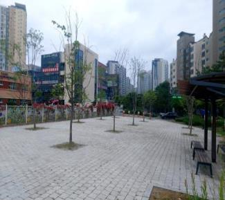 쌈지공원 조성 사업 전 망포동 공공공지 사진