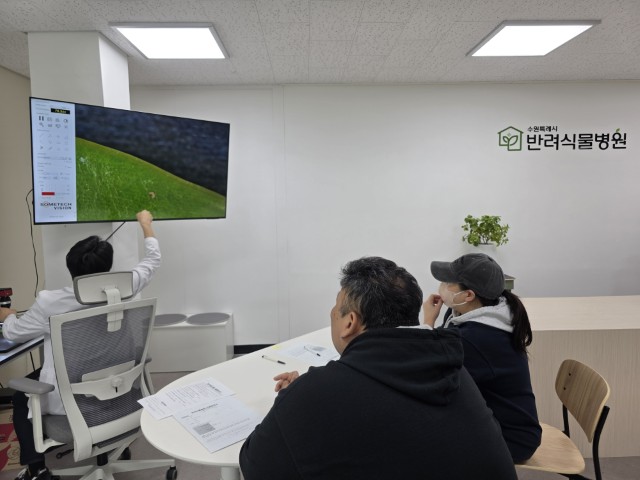 반려식물 진료 사진