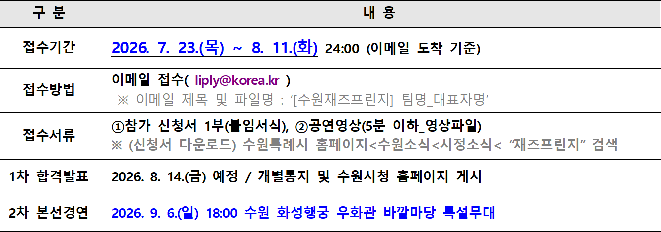 공모일정